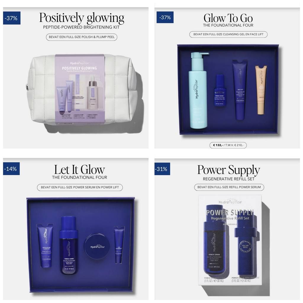 HydroPeptide Holiday kits